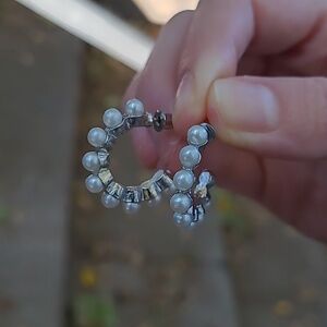 2 for $14! Silver Hoop Earrings NWOT